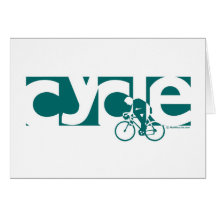 Cycle Greeting Card