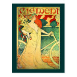 Cycles Clément Vintage Bicycle Poster Postcard