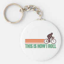 Cycling (male) key chain