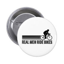 Cycling (male) pinback button