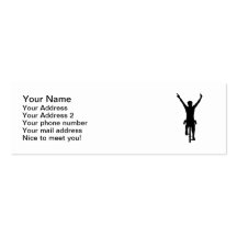 Cyclist winner business cards
