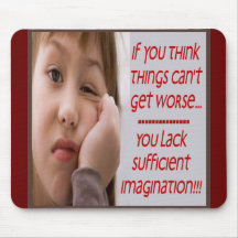 Cynical Girl Mousepad
