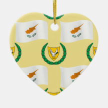 Cyprus Flag and Coat of Arms Ornament