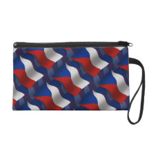 Czech Republic Waving Flag Wristlets