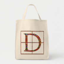 D “Celtic Bricks” Custom Monogram Tote Bag