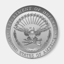 D.O.D Government Emblem Refrigerator Magnet