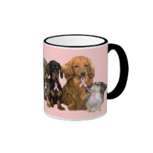 Dachshund Breast Cancer Mug