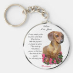 Dachshund Doxie Lovers Art Key Chain