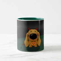 Dachshund Halloween Mugs