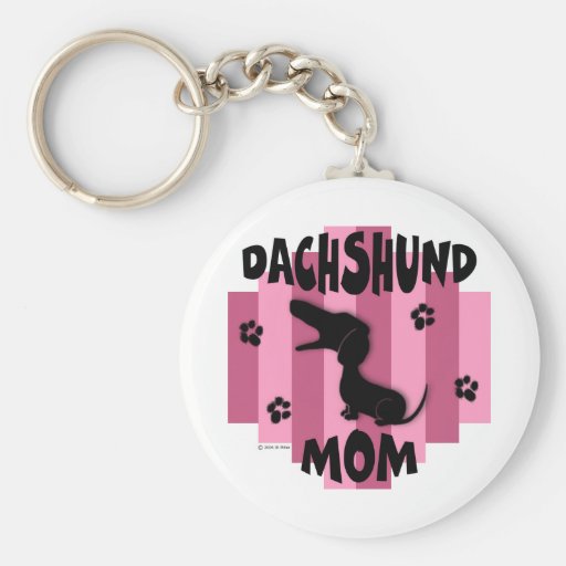 Dachshund Mum Keychain