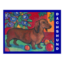 Dachshund Postcard