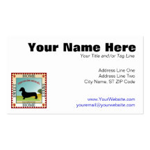 Dachshund [Smooth] Business Cards