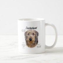 Dachshund (wirehair) History Design Mug