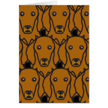 Dachshunds Card
