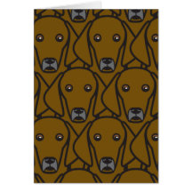 Dachshunds Greeting Cards