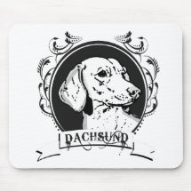 DACHSUND (2) MOUSE MATS