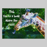 DAD, A HEAD ABOVE THE REST card cards