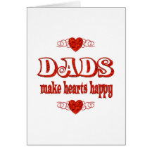Dad Hearts Greeting Cards