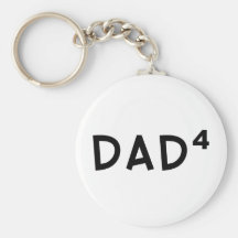 Dad x 4 key chain