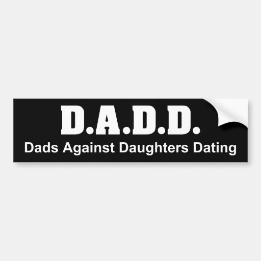 DADD on Black Bumper Sticker