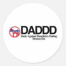 DADDD ROUND STICKER