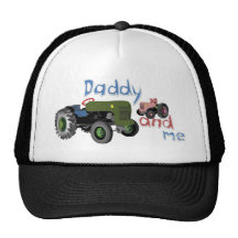 Daddy and Me Girl Tractors Hats