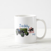 Daddy and Me Girl Tractors Mug