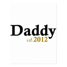 Daddy est 2012 postcard