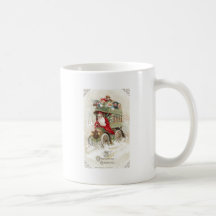 Daddy Xmas Motor Bus Mugs