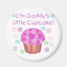 Daddy's Cupcake Refrigerator Magnets