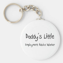 Daddy's Little Employment Advice Worker Key Chains