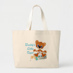 Daddys Little Tiger Boy Baby Tiger Tote Bags