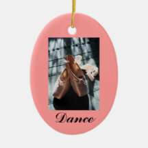 Daddy's special ballerina christmas ornament