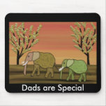 Dads are Special Elephants Mousepad