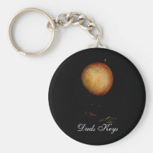 DADS KEYS OLDE WORLD GLOBE KEYRING KEY CHAIN