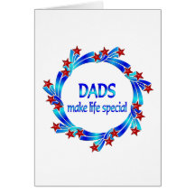 Dads Make Life Special Greeting Card