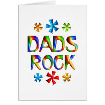 DADS ROCK GREETING CARD