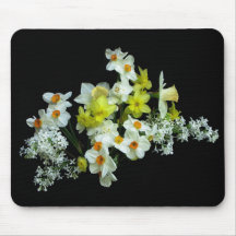 Daffodils and Lilacs Mousepad