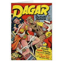 Dagar comic book card