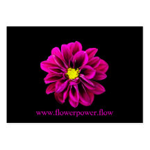 Dahlia Hortensis Business Card Template