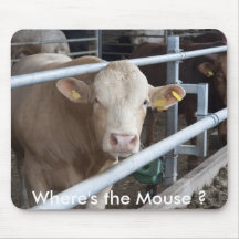 Dairy Cow Sweden, Where's the Mouse ? Mousepad