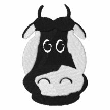Dairy Cows Head Embroidery Design 2 Embroidered Shirt