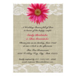 Daisy and Lace Bridal Shower Announcements