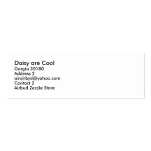 Daisy Are Cool (Mail) 2010 Business Cards
