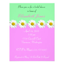 Daisy Bridal Shower Invitation