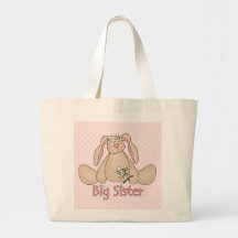 Daisy Bunny Big Sister Bags