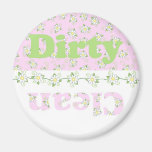 Daisy Clean Dirty Dishwasher Magnet