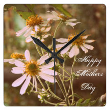 Daisy Garden Mothers Day Wall Clock Gift