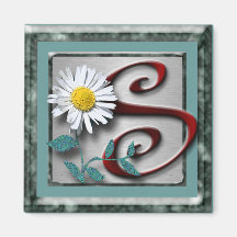 Daisy Initial Magnets