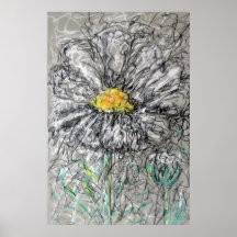 daisy pastel poster